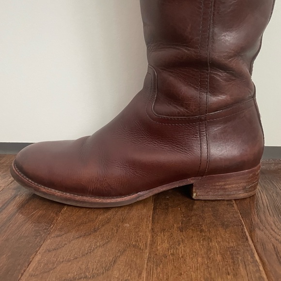 Tory Burch Kiernan Tall Brown Riding Boots Size 8 - Picture 12 of 13